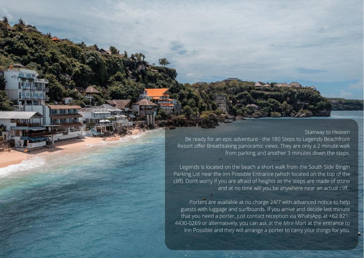 Legends Beachfront Resort Uluwatu Eksteriør bilde